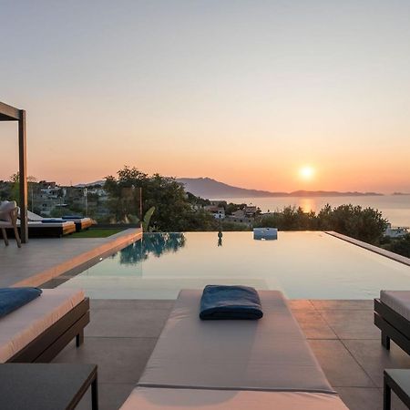 Ravdhoúkha Villa Ekphrasis With Sea View And Jacuzzi מראה חיצוני תמונה