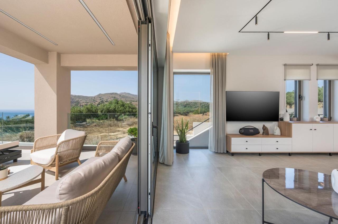 Ravdhoúkha Villa Ekphrasis With Sea View And Jacuzzi מראה חיצוני תמונה