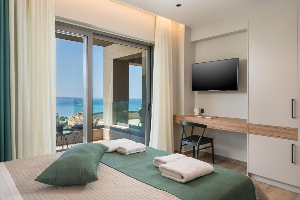 Ravdhoúkha Villa Ekphrasis With Sea View And Jacuzzi מראה חיצוני תמונה