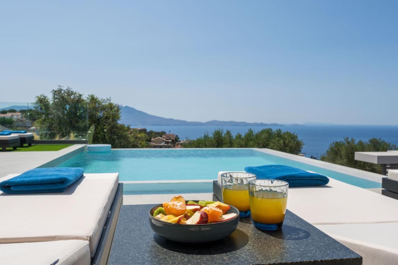 Ravdhoúkha Villa Ekphrasis With Sea View And Jacuzzi מראה חיצוני תמונה
