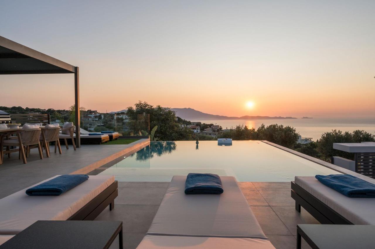 Ravdhoúkha Villa Ekphrasis With Sea View And Jacuzzi מראה חיצוני תמונה