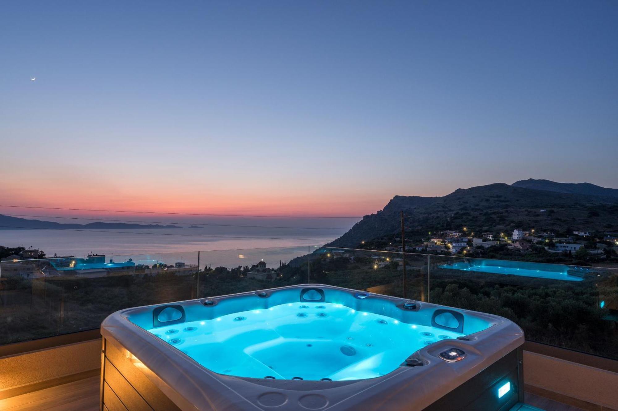 Ravdhoúkha Villa Ekphrasis With Sea View And Jacuzzi מראה חיצוני תמונה