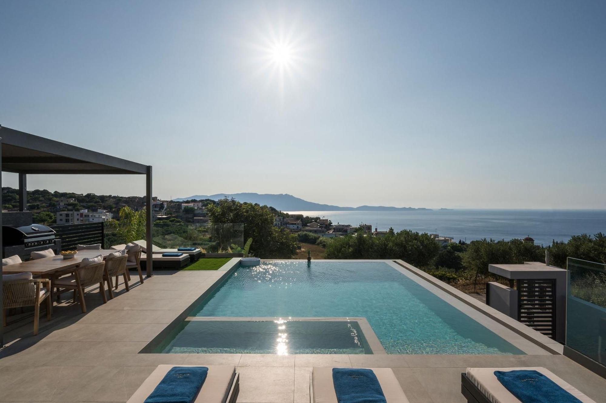 Ravdhoúkha Villa Ekphrasis With Sea View And Jacuzzi מראה חיצוני תמונה